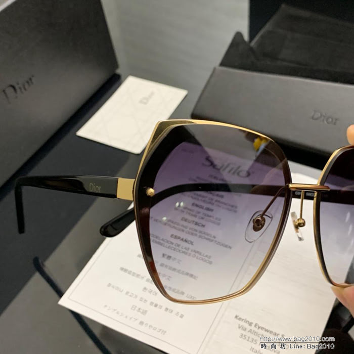DIOR-迪奧 2019春夏新款 女士圓形太陽鏡  lly1669